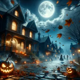 Greeting Card Enchanting Halloween: Create Timeless Memories and Magic