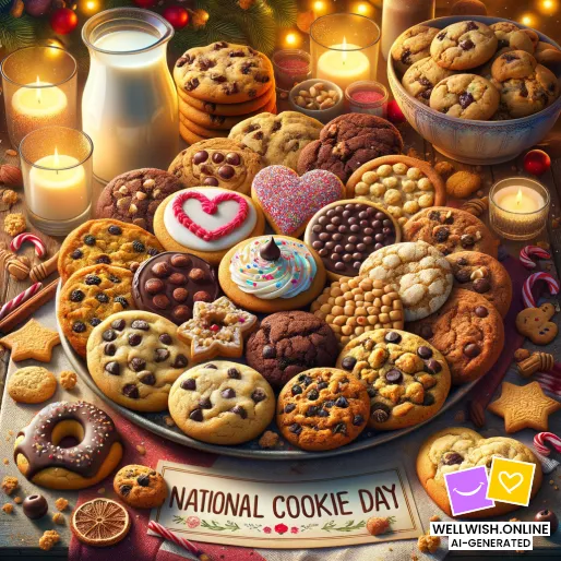 Celebrate National Cookie Day: Savor Sweet Moments Together Greeting Card Celebrate National Cookie Day: Savor Sweet Moments Together