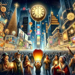 Прийміть Нові Починання: Рік Зростання та Можливостей Листівка Прийміть Нові Починання: Рік Зростання та Можливостей