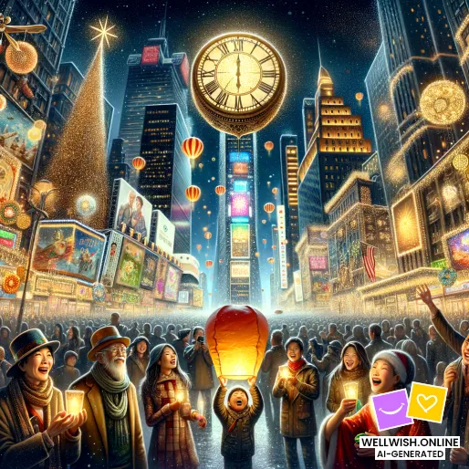 Прийміть Нові Починання: Рік Зростання та Можливостей Листівка Прийміть Нові Починання: Рік Зростання та Можливостей