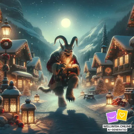Embrace Krampus Night: A Celebration of Excitement, Comfort, and Magic Greeting Card Embrace Krampus Night: A Celebration of Excitement, Comfort, and Magic