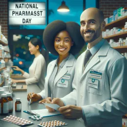 Greeting Card Celebrate National Pharmacist Day: Honoring Health Guardians