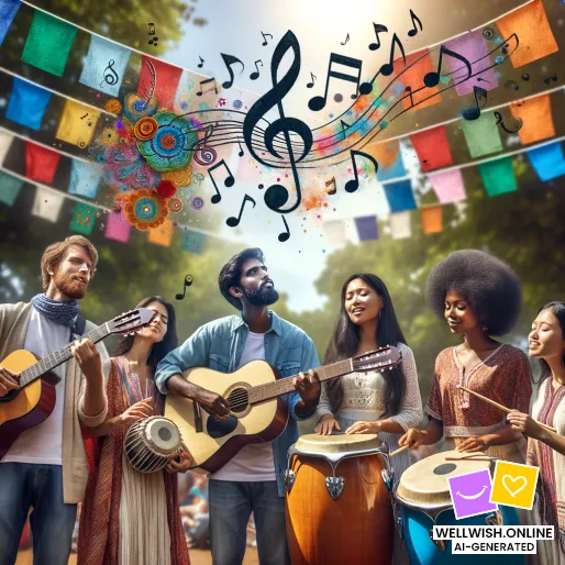 Celebrate World Music Day: Uniting Hearts Through Melody Greeting Card Celebrate World Music Day: Uniting Hearts Through Melody