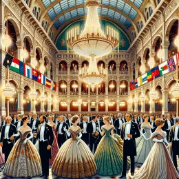 Greeting Card Viennese Opera Ball: A Night of Elegance, Enchantment, and Harmony
