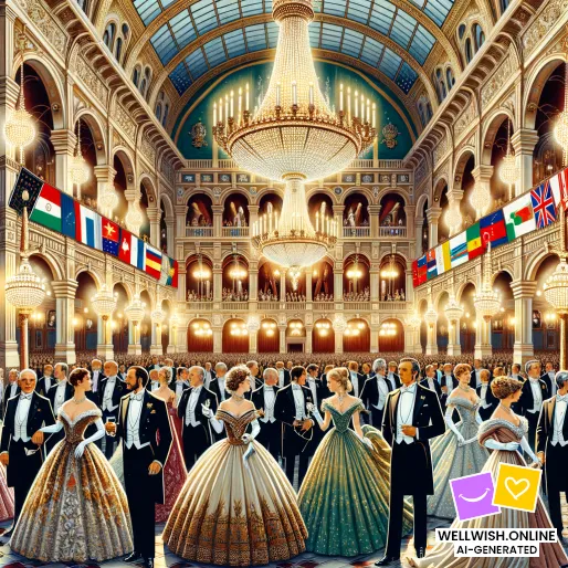 Viennese Opera Ball: A Night of Elegance, Enchantment, and Harmony Greeting Card Viennese Opera Ball: A Night of Elegance, Enchantment, and Harmony
