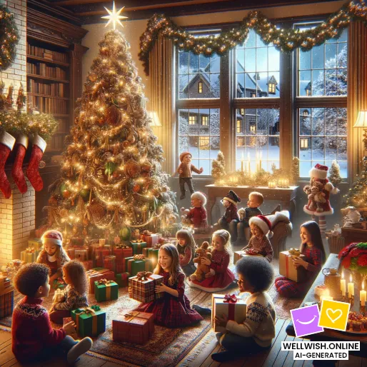 Christmas Day Magic: Warmth, Wonder, and Joy Await Greeting Card Christmas Day Magic: Warmth, Wonder, and Joy Await