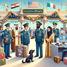 Greeting Card Celebrating Customs Officers: Bridging Worlds with Dedication