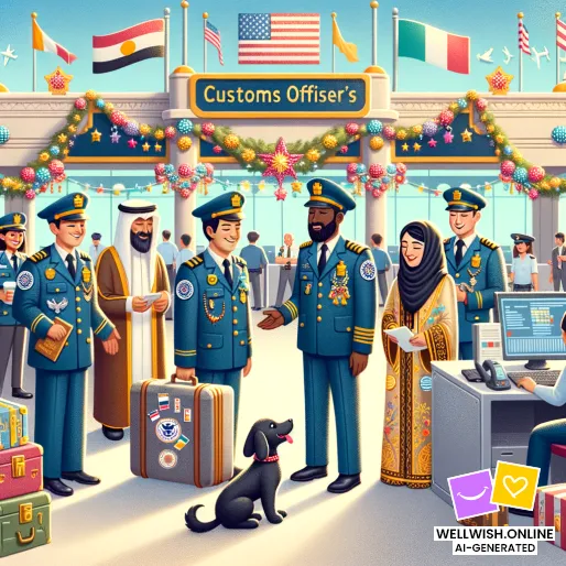 Celebrating Customs Officers: Bridging Worlds with Dedication Greeting Card Celebrating Customs Officers: Bridging Worlds with Dedication