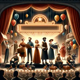 Greeting Card Celebrating Theater Workers: Inspiring Creativity and Hope