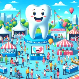 Greeting Card Celebrate World Oral Health Day with Bright Smiles & Joy