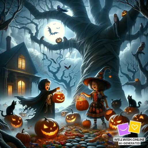 Magia de Halloween: Ilumina la Temporada con Calidez y Maravilla Tarjeta postal Magia de Halloween: Ilumina la Temporada con Calidez y Maravilla