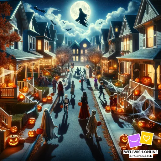“Embrace Halloween Magic: Costumes, Treats, and Joy” Greeting Card “Embrace Halloween Magic: Costumes, Treats, and Joy”