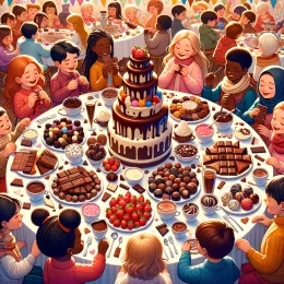 Greeting Card Celebrate National Chocolate Day with Sweet Joy and Friendship