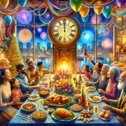 Открытка Откройтесь новым приключениям и дорогим воспоминаниям в Новом году