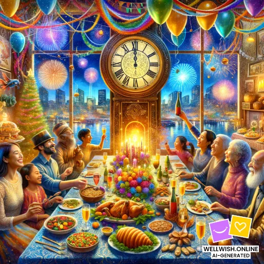 Embrace New Year Adventures and Cherished Memories Greeting Card Embrace New Year Adventures and Cherished Memories