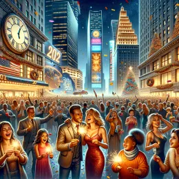 Greeting Card New Year Wishes: Embrace Adventure and Joyful Beginnings