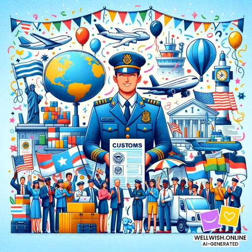 Greeting to a Hero of the Customs Service: Resilience and Success Greeting Card Greeting to a Hero of the Customs Service: Resilience and Success