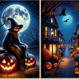 Greeting Card Halloween Enchantment: Embracing Warmth, Wonder, and Creative Inspiration