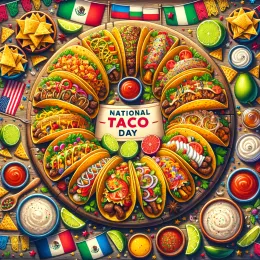 Greeting Card Celebrate National Taco Day with Flavor and Fun!