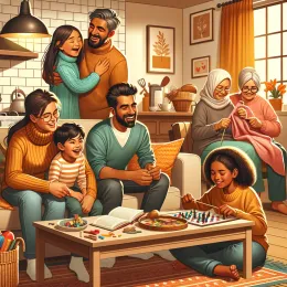 Greeting Card Celebrate Family Day with Love, Laughter, and Connection