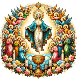 Greeting Card Feast of the Assumption: Wishing You Peace, Inspiration, and Blessings