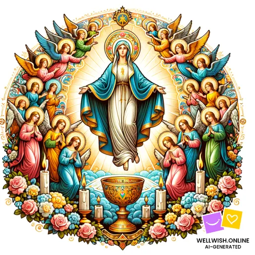 Feast of the Assumption: Wishing You Peace, Inspiration, and Blessings Greeting Card Feast of the Assumption: Wishing You Peace, Inspiration, and Blessings