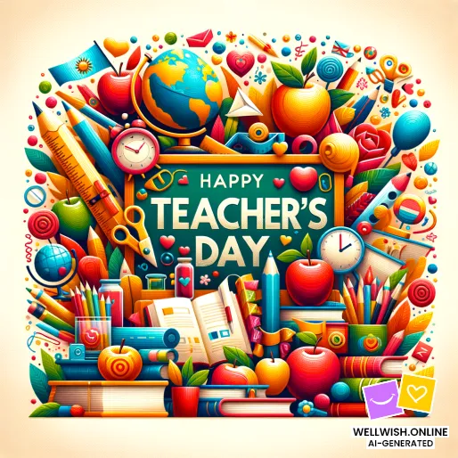 Wishes for Our Teacher: Inspiration, Joy, and Success! Greeting Card Wishes for Our Teacher: Inspiration, Joy, and Success!