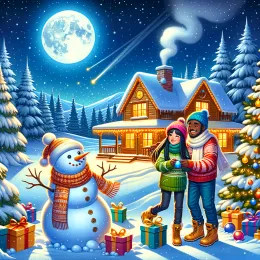 Greeting Card Christmas Magic: Celebrate Joy, Laughter, and Togetherness