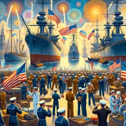 Greeting Card Honoring Navy & Marine Workers: Inspiring Journeys & Strength