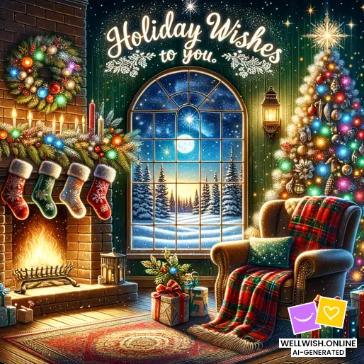 Celebrate the Holiday Season with Warmth and Joy Greeting Card Celebrate the Holiday Season with Warmth and Joy