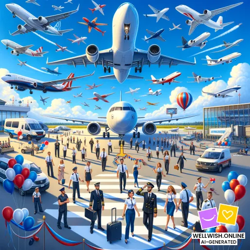 Celebrate Civil Aviation Day: Embrace the Beauty of Flight Greeting Card Celebrate Civil Aviation Day: Embrace the Beauty of Flight