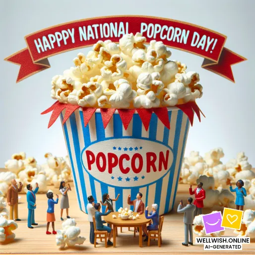 Popcorn Joy: Celebrate Sweet Moments and Cherished Memories Greeting Card Popcorn Joy: Celebrate Sweet Moments and Cherished Memories
