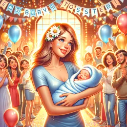 Greeting Card Celebrate Motherhood: Begin Your Journey with Love and Light