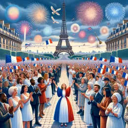 Greeting Card Celebrate Bastille Day: Unity, Dreams, and Joyful Inspiration