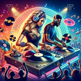 Greeting Card Celebrate DJs: Soundtrack of Life and Connection
