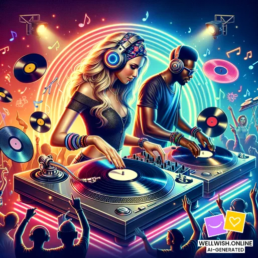 Celebrate DJs: Soundtrack of Life and Connection Greeting Card Celebrate DJs: Soundtrack of Life and Connection