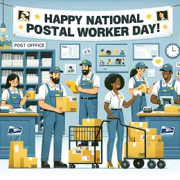Greeting Card Celebrate the Unsung Heroes Delivering Connection Daily