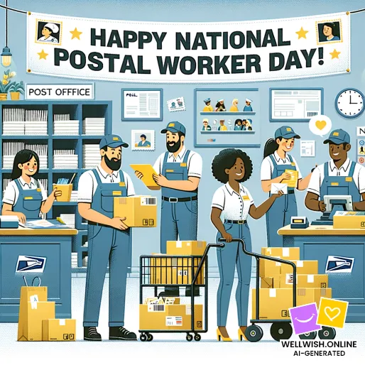 Greeting Card Celebrate the Unsung Heroes Delivering Connection Daily