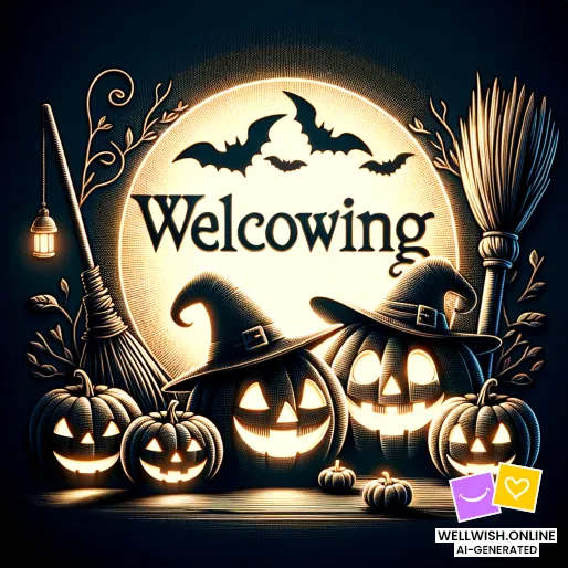 Halloween: A Night of Tales Filled with Magic, Adventures, and Candlelight Glow Greeting Card Halloween: A Night of Tales Filled with Magic, Adventures, and Candlelight Glow
