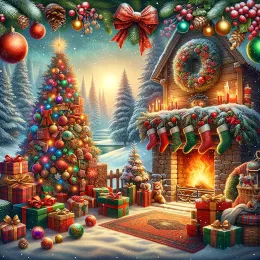 Greeting Card Joyful Christmas: Cherish Memories and Spark New Dreams
