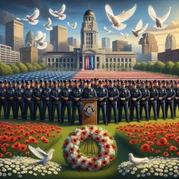 Greeting Card Honoring Heroes: National Police Week & Memorial Day