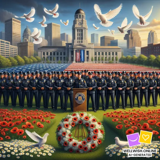 Honoring Heroes: National Police Week & Memorial Day Greeting Card Honoring Heroes: National Police Week & Memorial Day