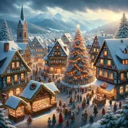 Greeting Card Warmth and Hope: Celebrating German Advent Traditions
