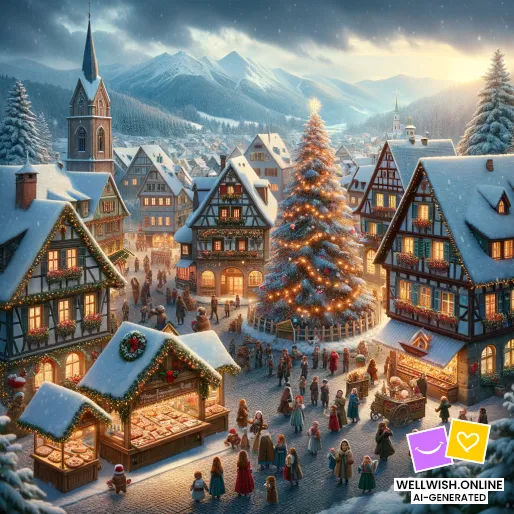 Warmth and Hope: Celebrating German Advent Traditions Greeting Card Warmth and Hope: Celebrating German Advent Traditions