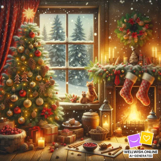 Cozy and Bright Christmas: Daily Inspiration and Warmth Greeting Card Cozy and Bright Christmas: Daily Inspiration and Warmth