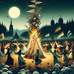 Greeting Card Ivana Kupala Night: Celebrate the Magic and Wonder of Midsummer