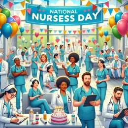 Greeting Card Celebrating Nurses: Compassionate Heroes of Hope and Healing