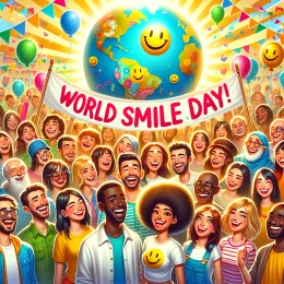 Greeting Card World Smile Day: Spread Joy and Kindness Effortlessly
