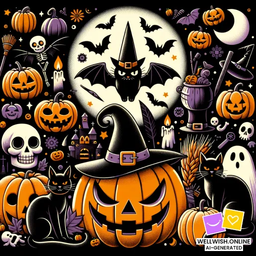 Greeting Card Halloween: A Night of Magic, Dreams, and Delight