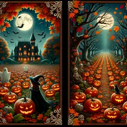 Greeting Card Halloween Magic: Embrace the Enchantment and Joy of the Season